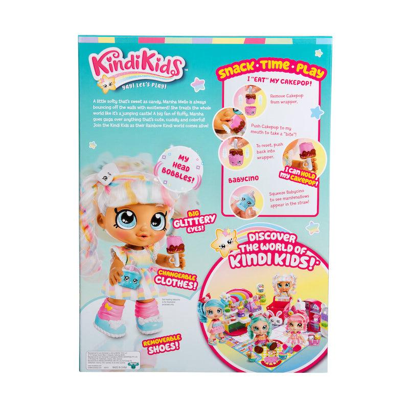 Kindi Kids S1 Toddler Doll Single Pack - Snack Time Friends Marshamello for Girls 3+