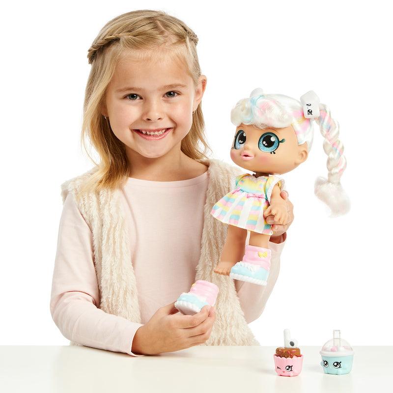 Kindi Kids S1 Toddler Doll Single Pack - Snack Time Friends Marshamello for Girls 3+