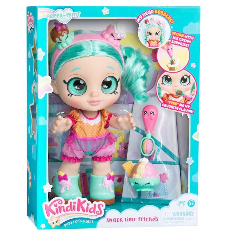 Kindi Kids S1 Toddler Doll Single Pack - Snack Time Friends Peppermint for Girls 3+