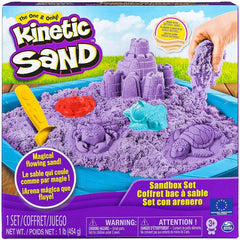 Kinetic Sand Box and Molds Set, Styles May Vary