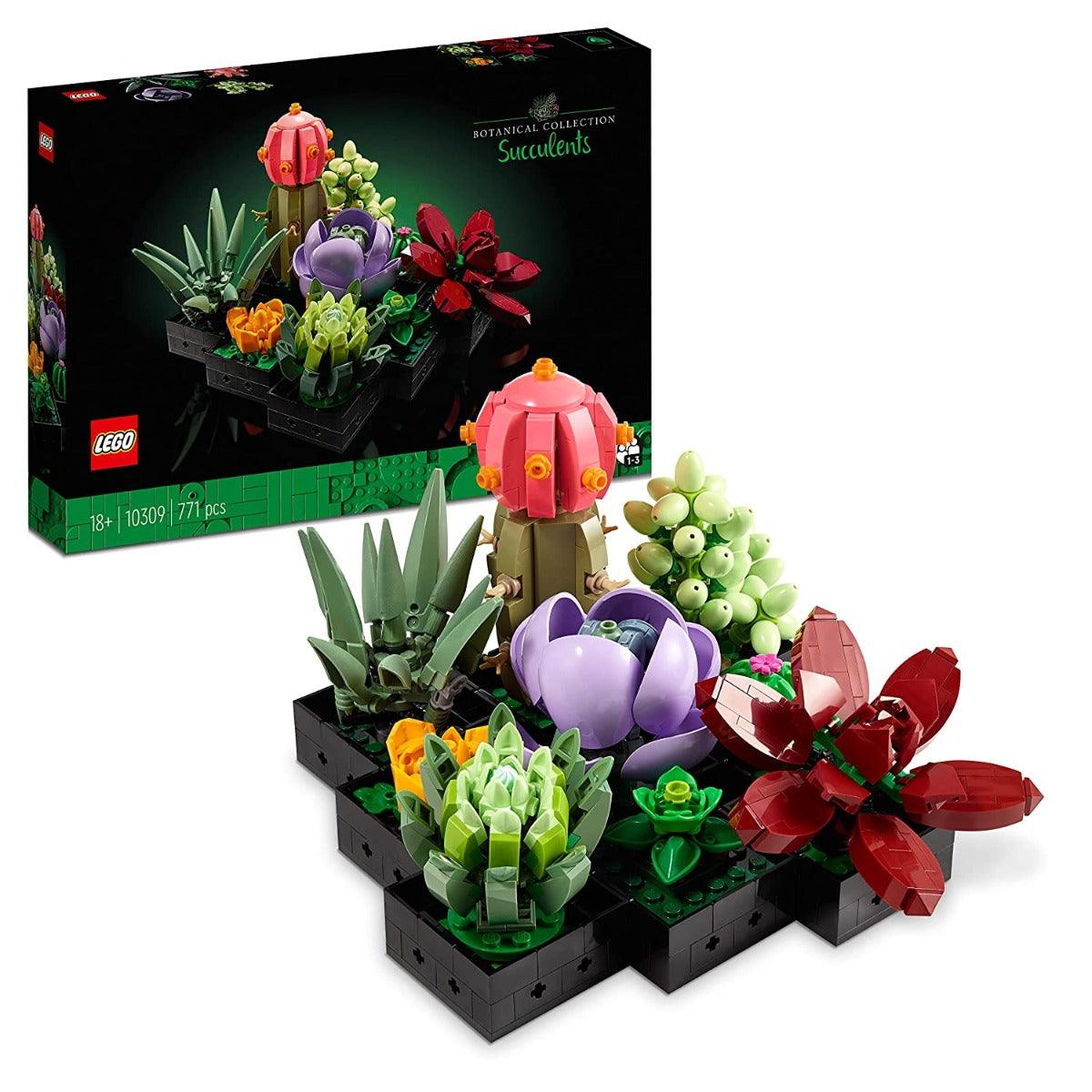 LEGO Botanical Collection Succulents Building Kit for Ages 16+