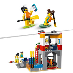 LEGO City Beach Lifeguard Station Building Kit for Ages 5+