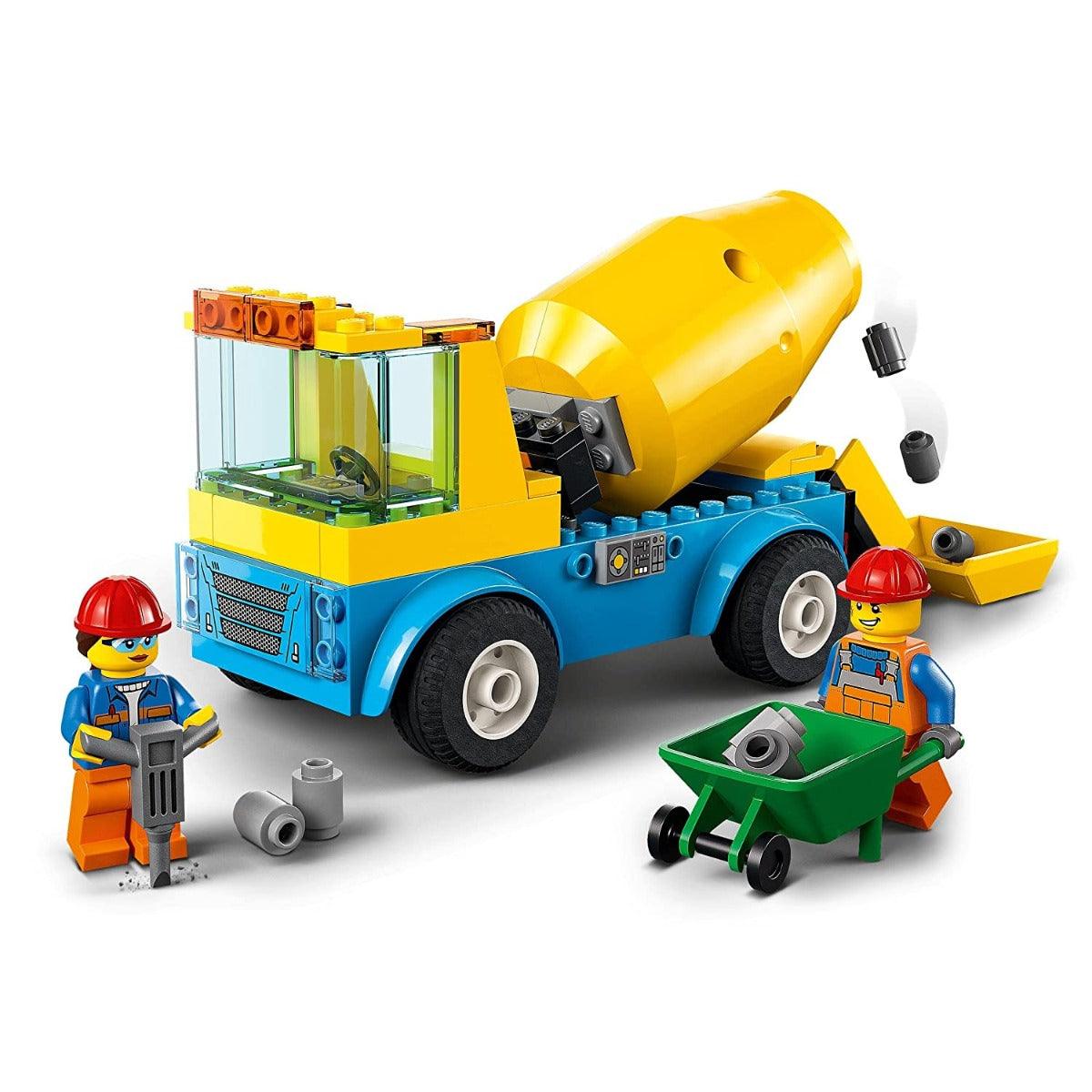 LEGO City Cement Mixer Truck Building Kit for Ages 4+