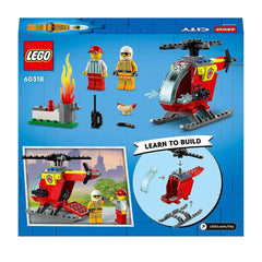 LEGO City Fire Helicopter Building Kit for Ages 4+