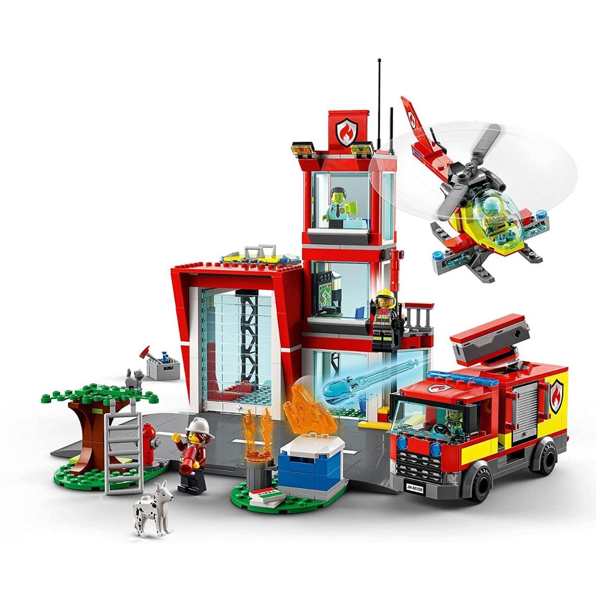 LEGO City Fire Station Building Kit for Ages 6+