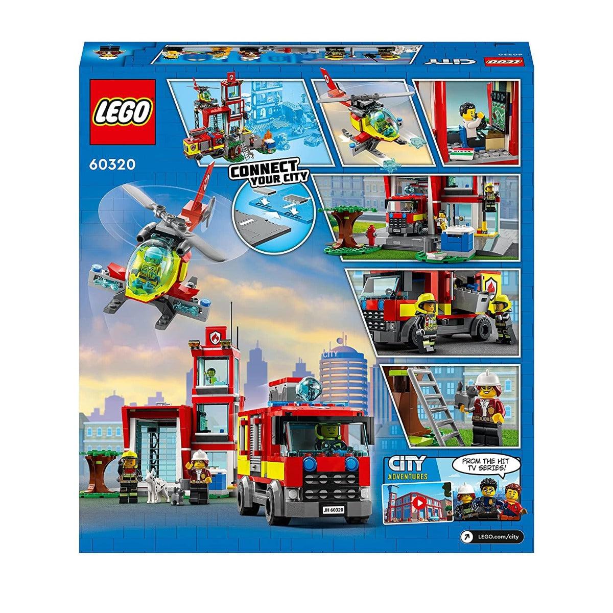 LEGO City Fire Station Building Kit for Ages 6+