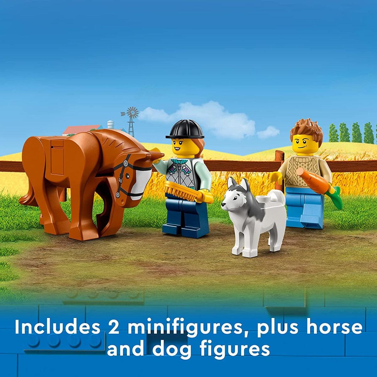 LEGO City Horse Transporter Building Kit for Ages 5+