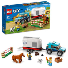 LEGO City Horse Transporter Building Kit for Ages 5+