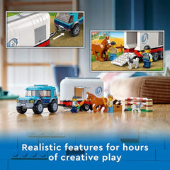 LEGO City Horse Transporter Building Kit for Ages 5+