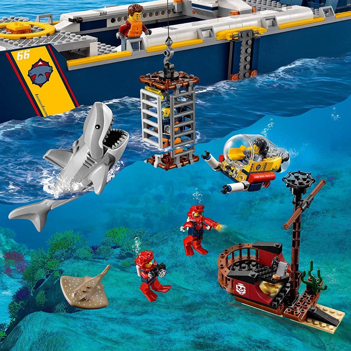 LEGO City Ocean Exploration Ship Building Set
