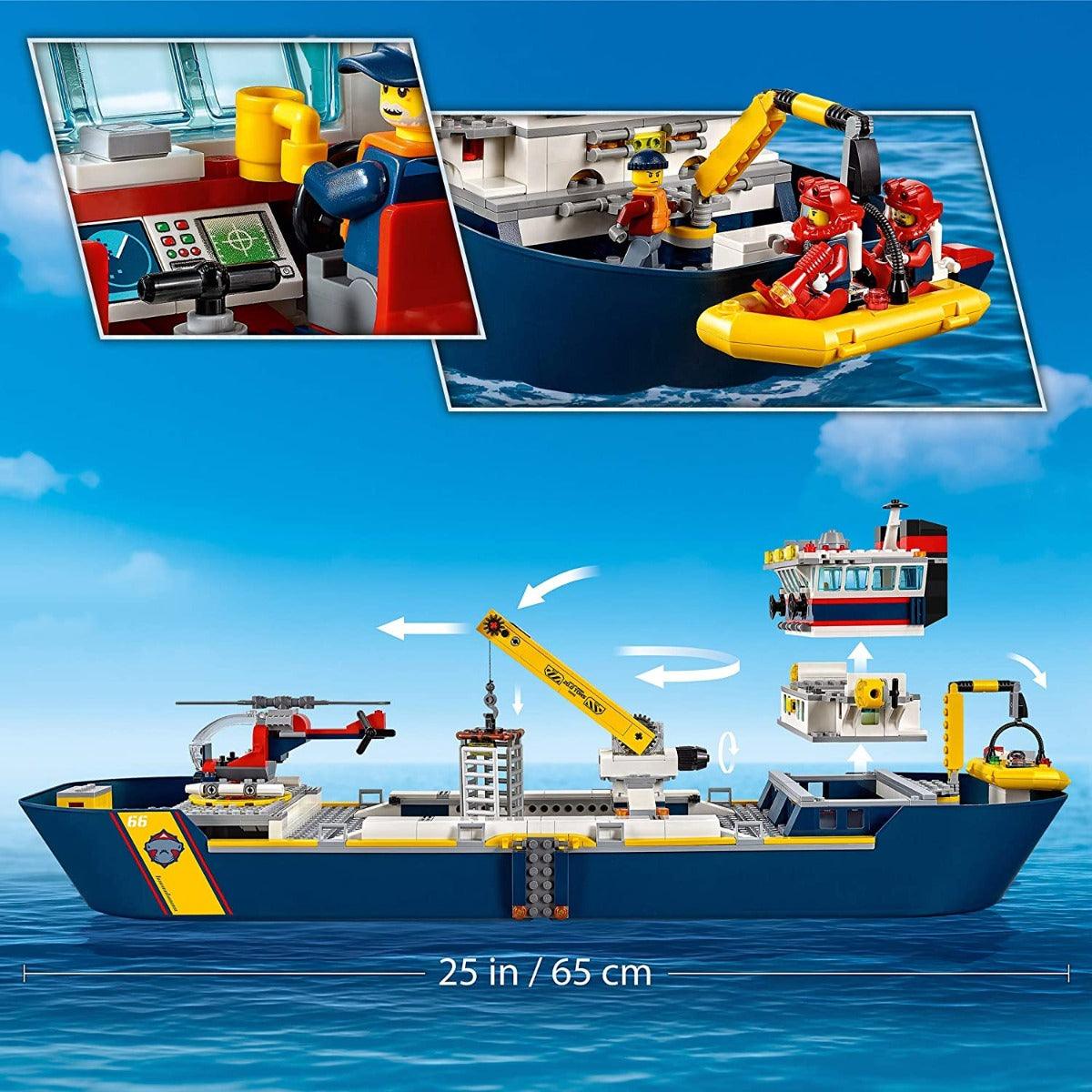 Buy LEGO City Ocean Exploration Ship Building Set Online at Best