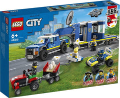 LEGO City Police Mobile Command Truck Building Kit for Ages 6+