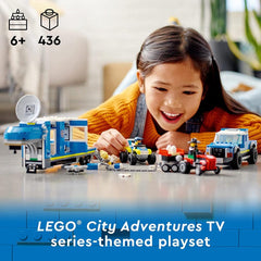 LEGO City Police Mobile Command Truck Building Kit for Ages 6+