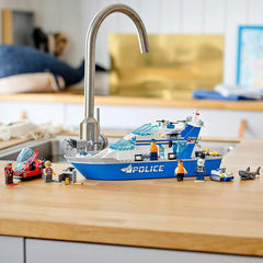 LEGO City Police Patrol Boat Building Kit for Ages 5+