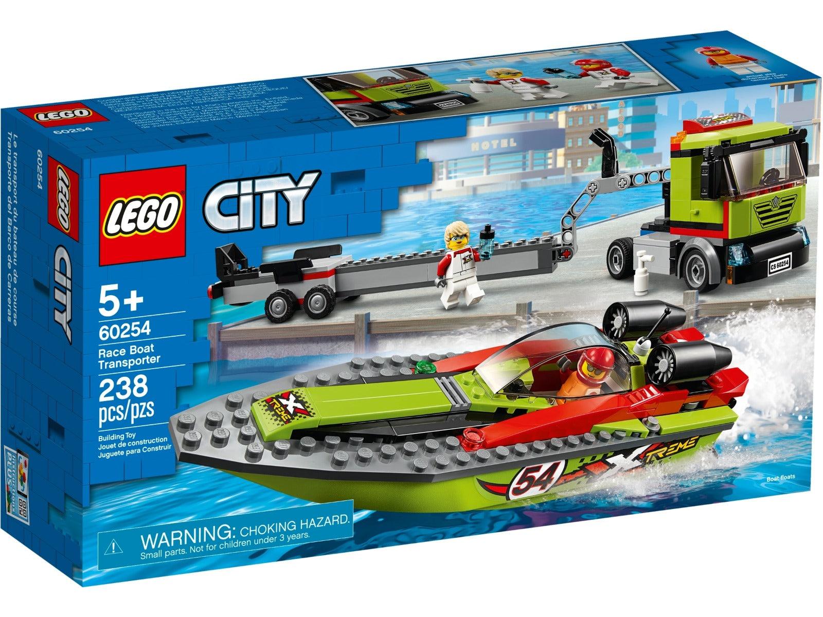 LEGO City Race Boat Transporter