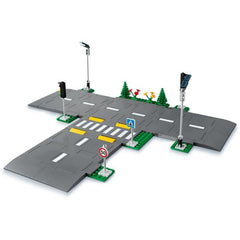 LEGO City Road Plates with Traffic Lights and Glow Building Kit for Ages 5+