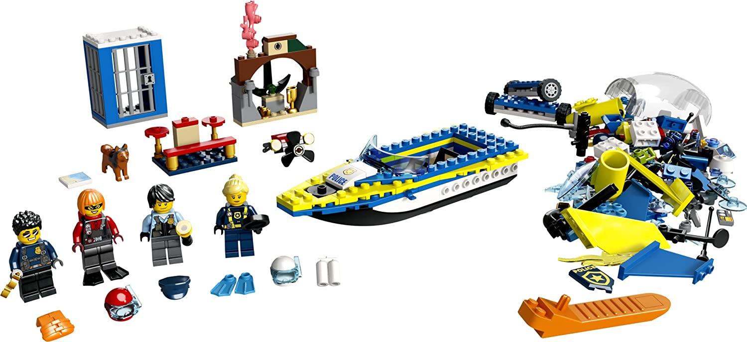 LEGO City Water Police Detective Missions Building Kit for Ages 6+