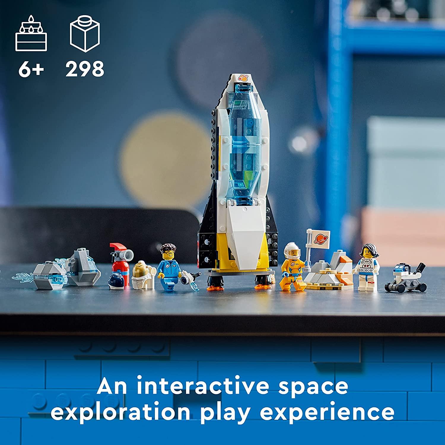 LEGO City Mars Spacecraft Exploration Building Kit for Ages 6+