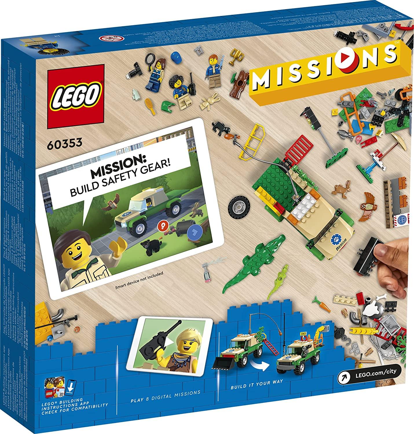 LEGO City Wild Animal Rescue Missions Building Kit for Ages 6+