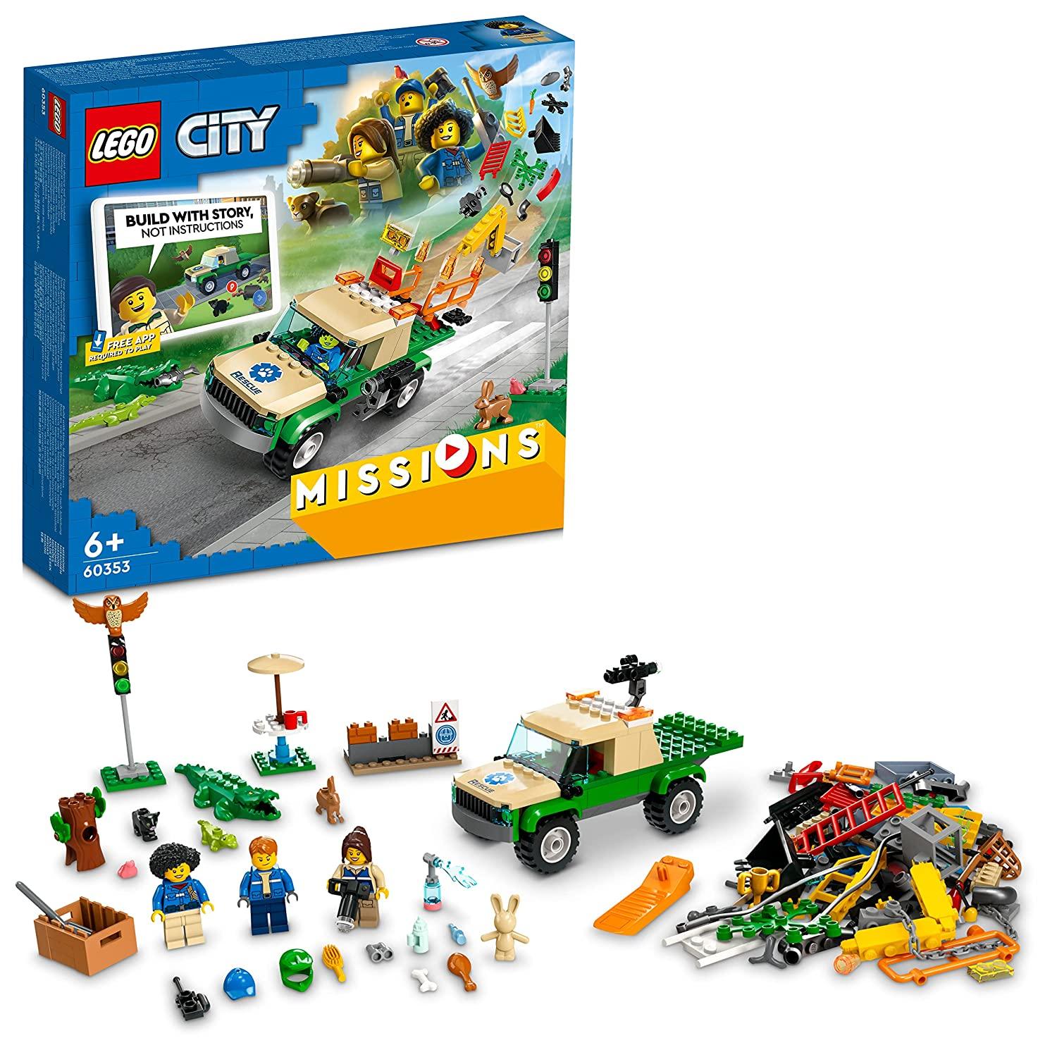 LEGO City Wild Animal Rescue Missions Building Kit for Ages 6+