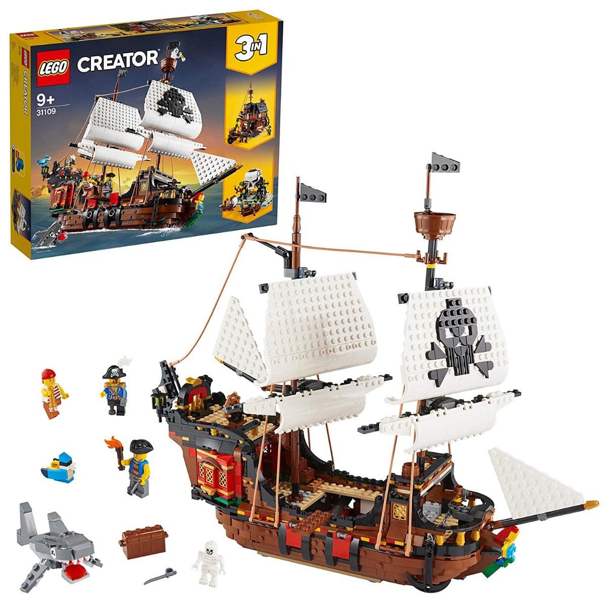 LEGO Creator 3-in-1 Pirate Ship Building Set