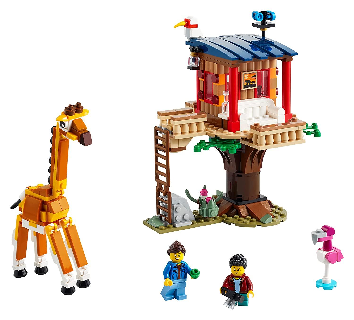 LEGO Creator 3in1 Safari Wildlife Tree House Building Kit for Ages 7+