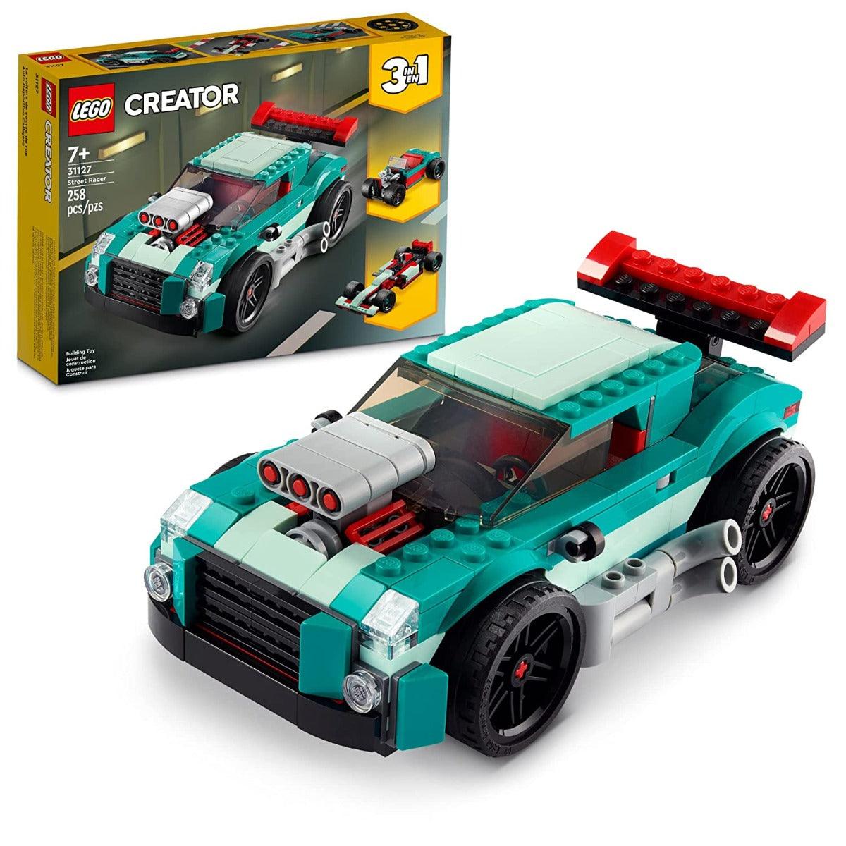 LEGO Creator 3in1 Street Racer Building Kit for Ages 7+