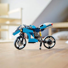 LEGO Creator 3In1 Superbike Toy Motorcycle Building Kit for Ages 8+