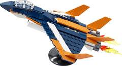 LEGO Creator 3in1 Supersonic Jet Building Kit for Ages 7+