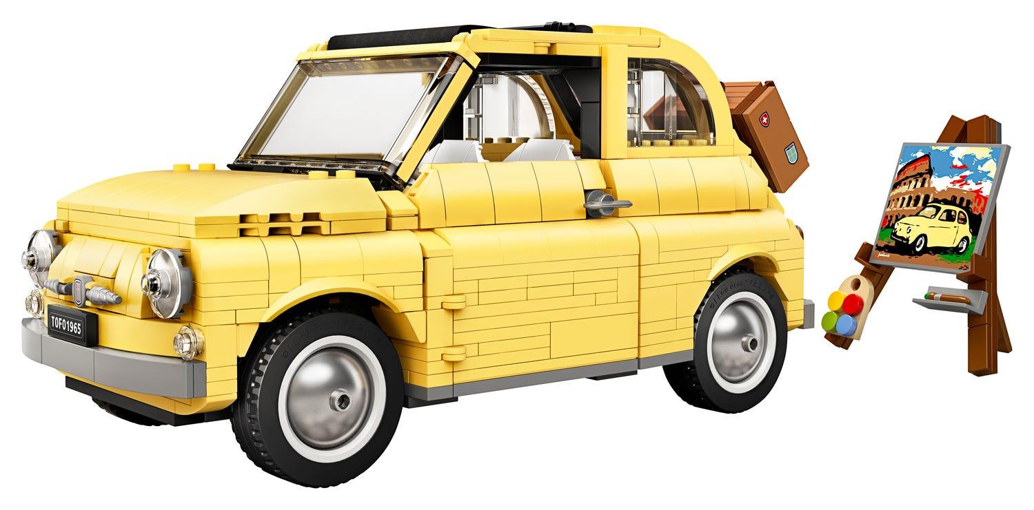 Lego Creator Fiat 500 Building Blocks For Ages 16+