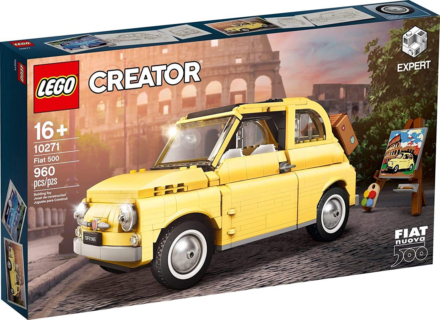 Lego Creator Fiat 500 Building Blocks For Ages 16+