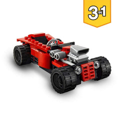 LEGO Creator 3in1 Sports Car - Hot Rod - Plane Building Kit for Ages 6+