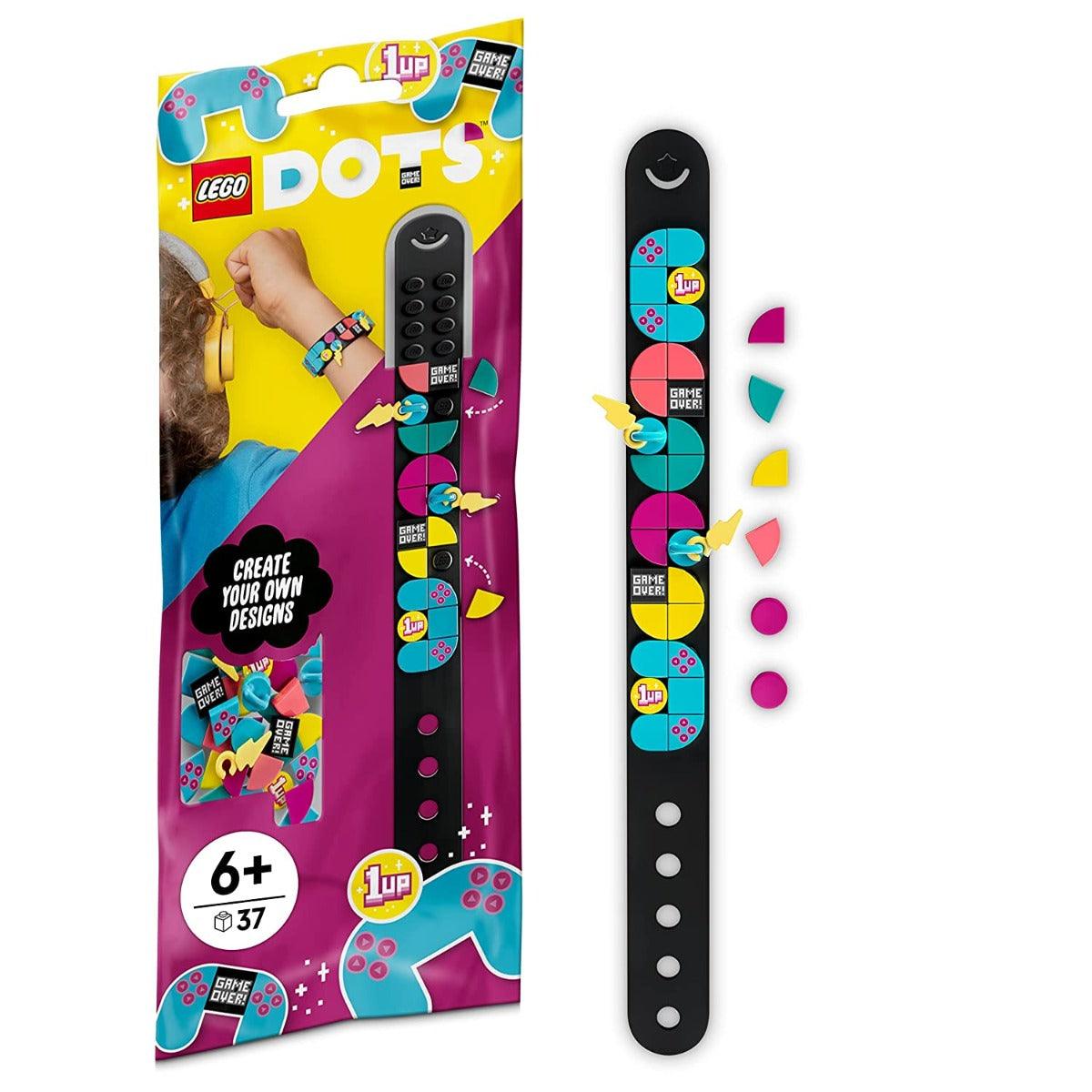 LEGO Dots Gamer Bracelet with Charms DIY Bracelet Kit for Ages 6+
