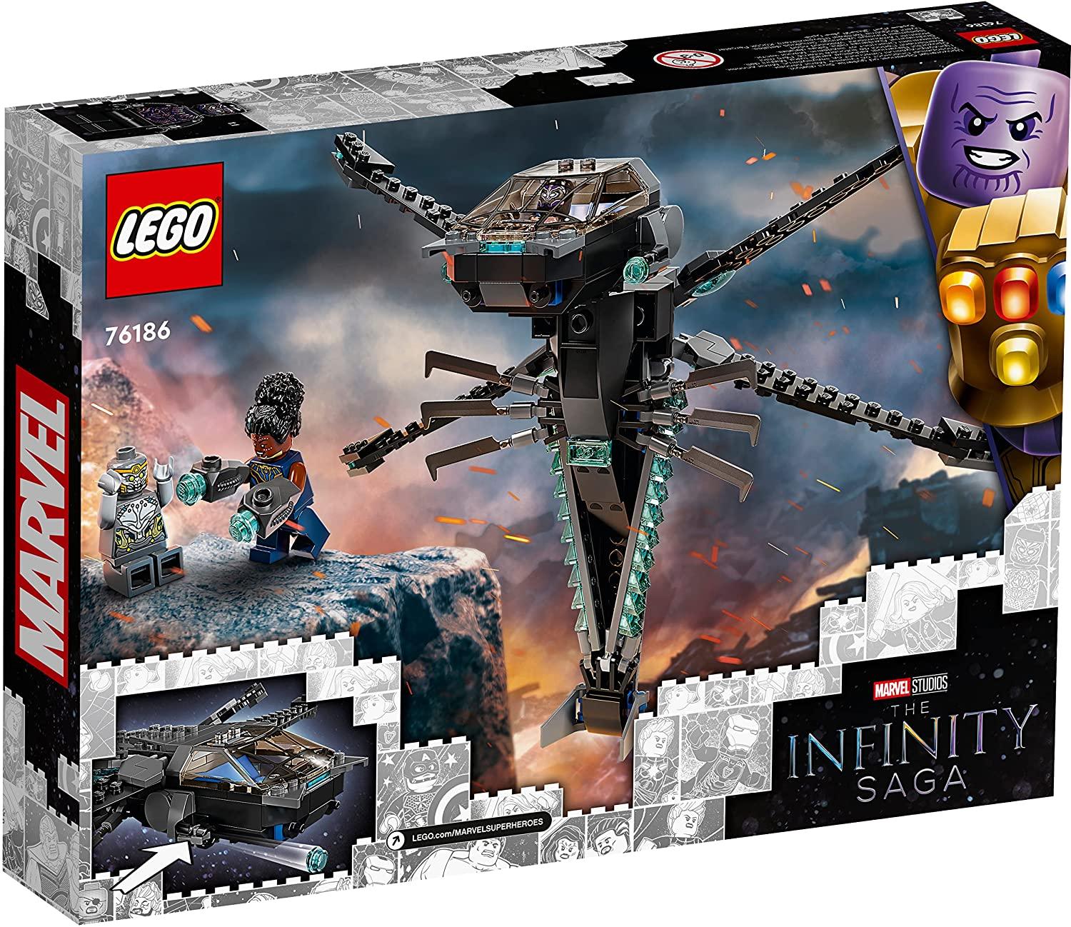 LEGO Marvel Black Panther Dragon Flyer Building Kit for Ages 8+