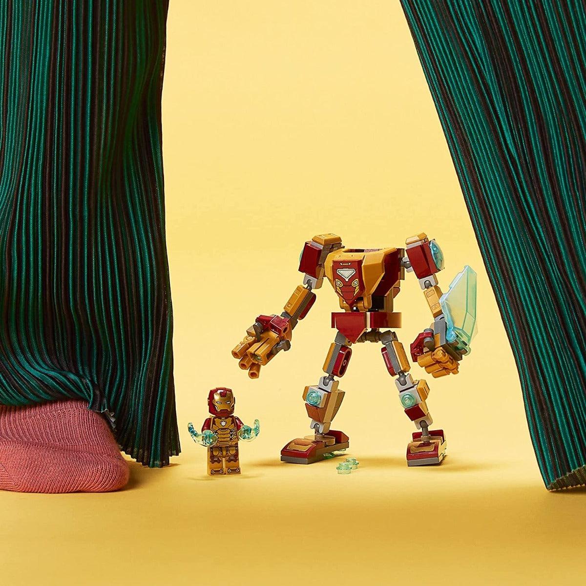 LEGO Marvel Iron Man Mech Armor Building Kit for Ages 7+