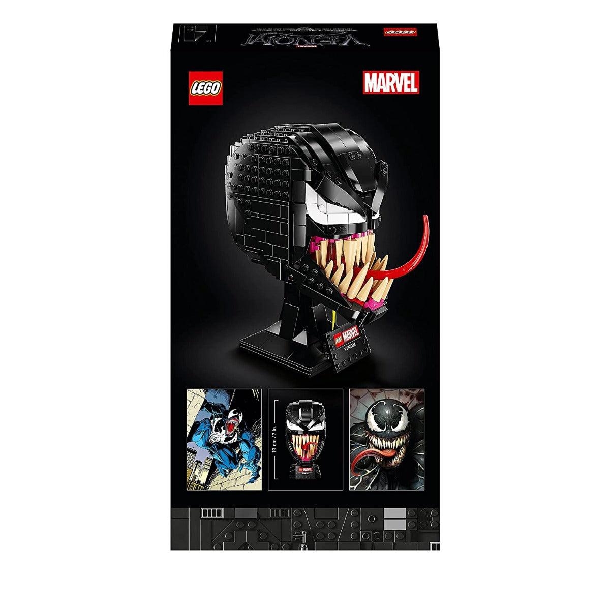 LEGO Marvel Spider-Man Venom Helmet Collectible Building Kit for Ages 16+