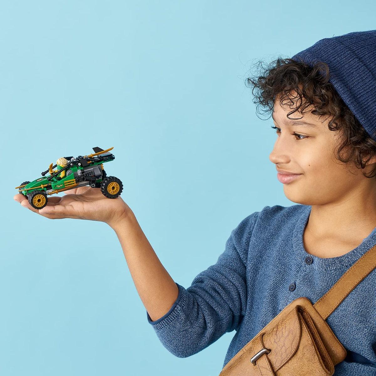LEGO Ninjago Legacy Jungle Raider Car with Lloyd Minifigure Building Kit for Ages 7+