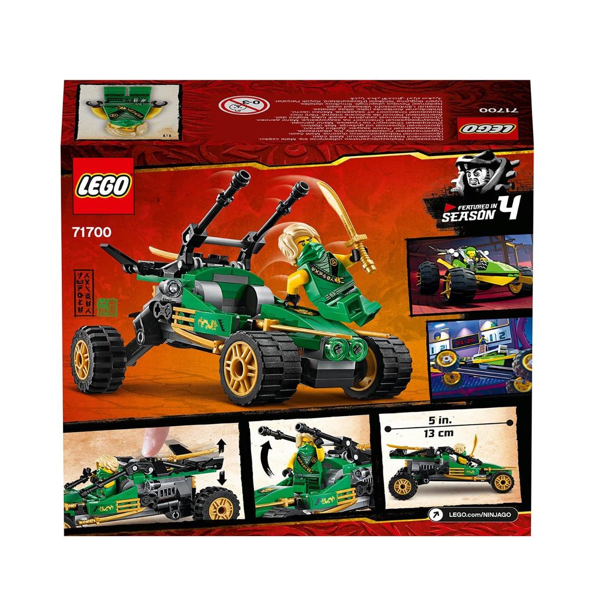 LEGO Ninjago Legacy Jungle Raider Car with Lloyd Minifigure Building Kit for Ages 7+