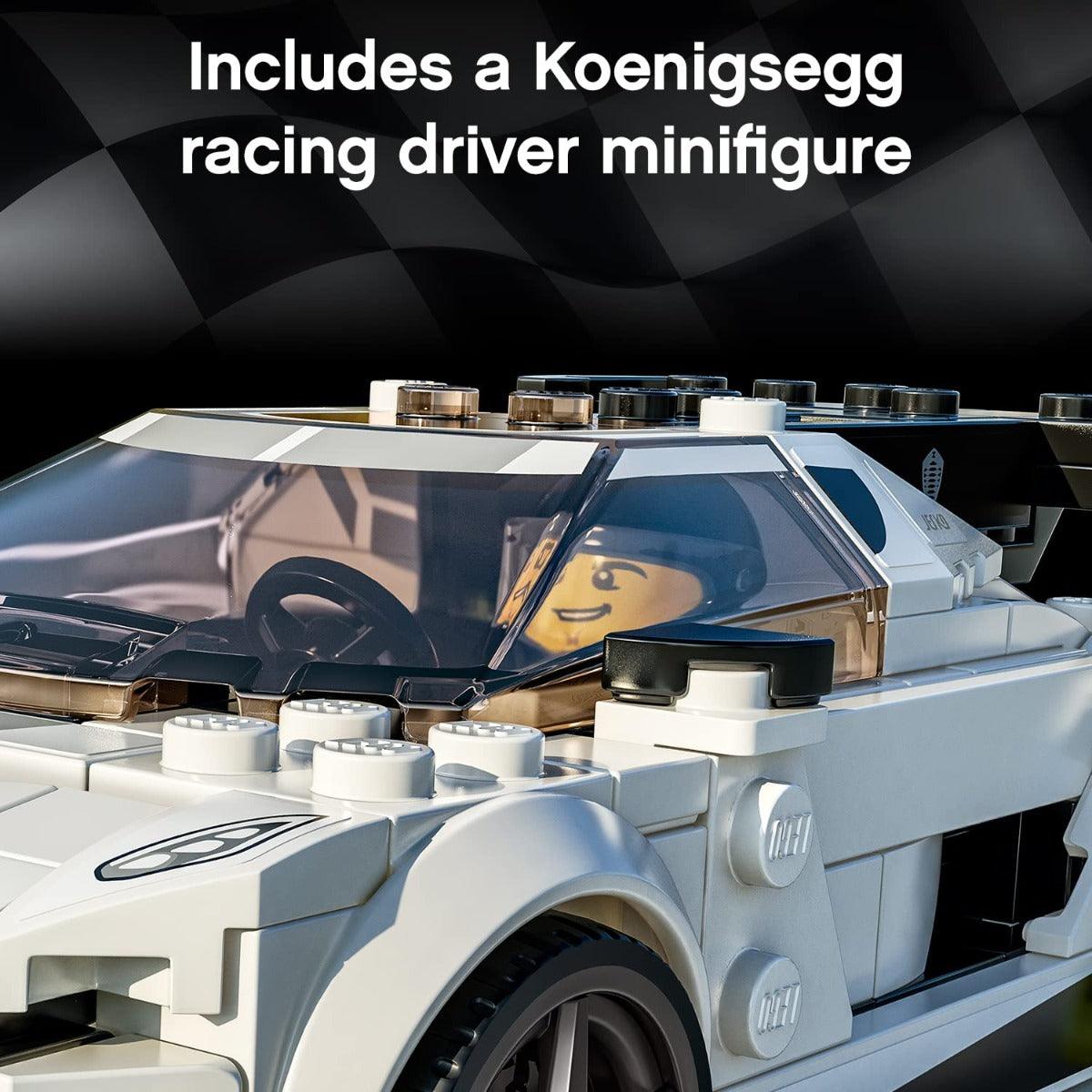 LEGO Speed Champions Koenigsegg Jesko Building Kit for Ages 7+