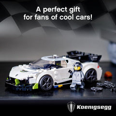 LEGO Speed Champions Koenigsegg Jesko Building Kit for Ages 7+