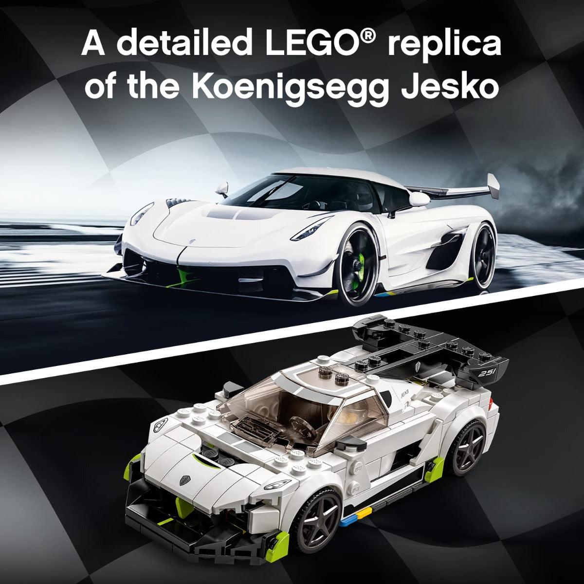 LEGO Speed Champions Koenigsegg Jesko Building Kit for Ages 7+