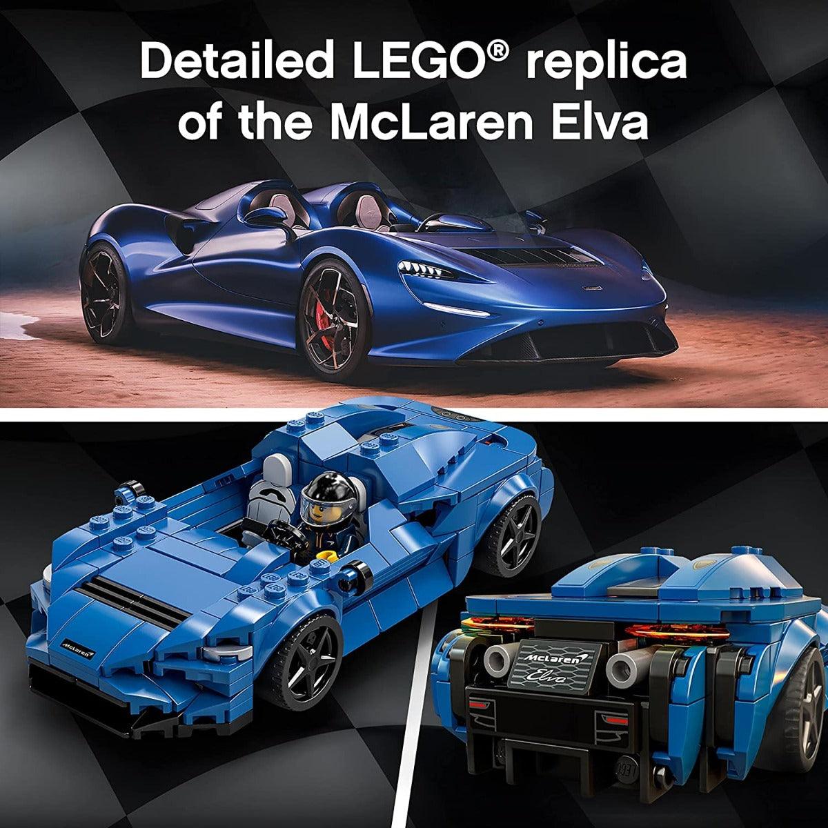 LEGO® SPEED CHAMPIONS 76902 MCLAREN ELVA, AGE 7+, BUILDING BLOCKS