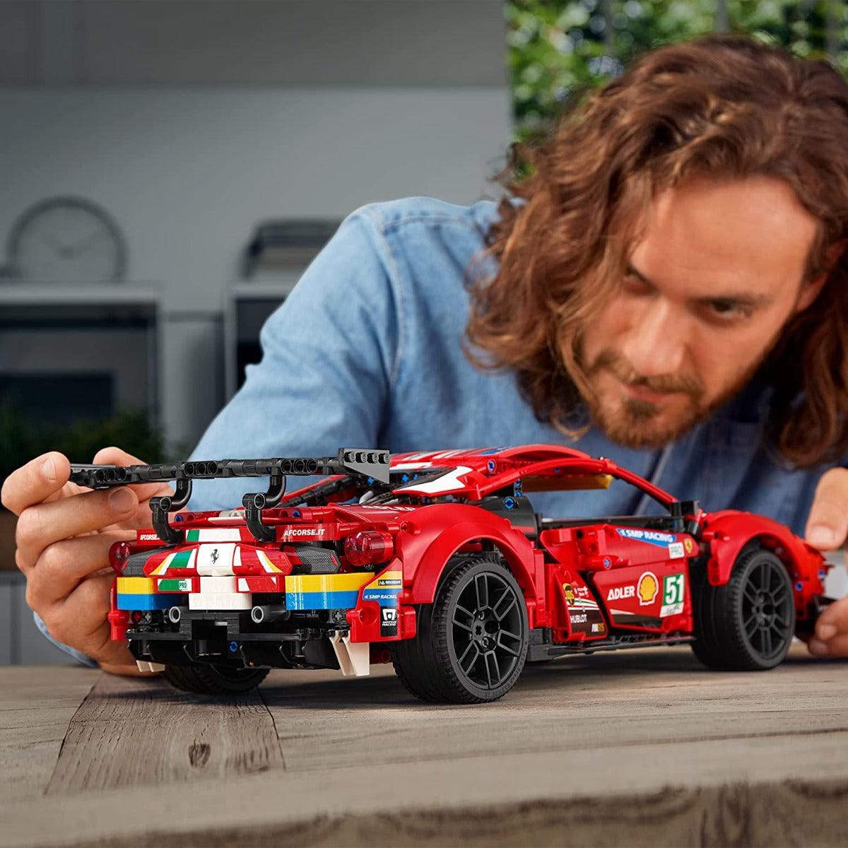 Buy Lego Technic Ferrari 488 GTE AF Corse #51 Building Kit For