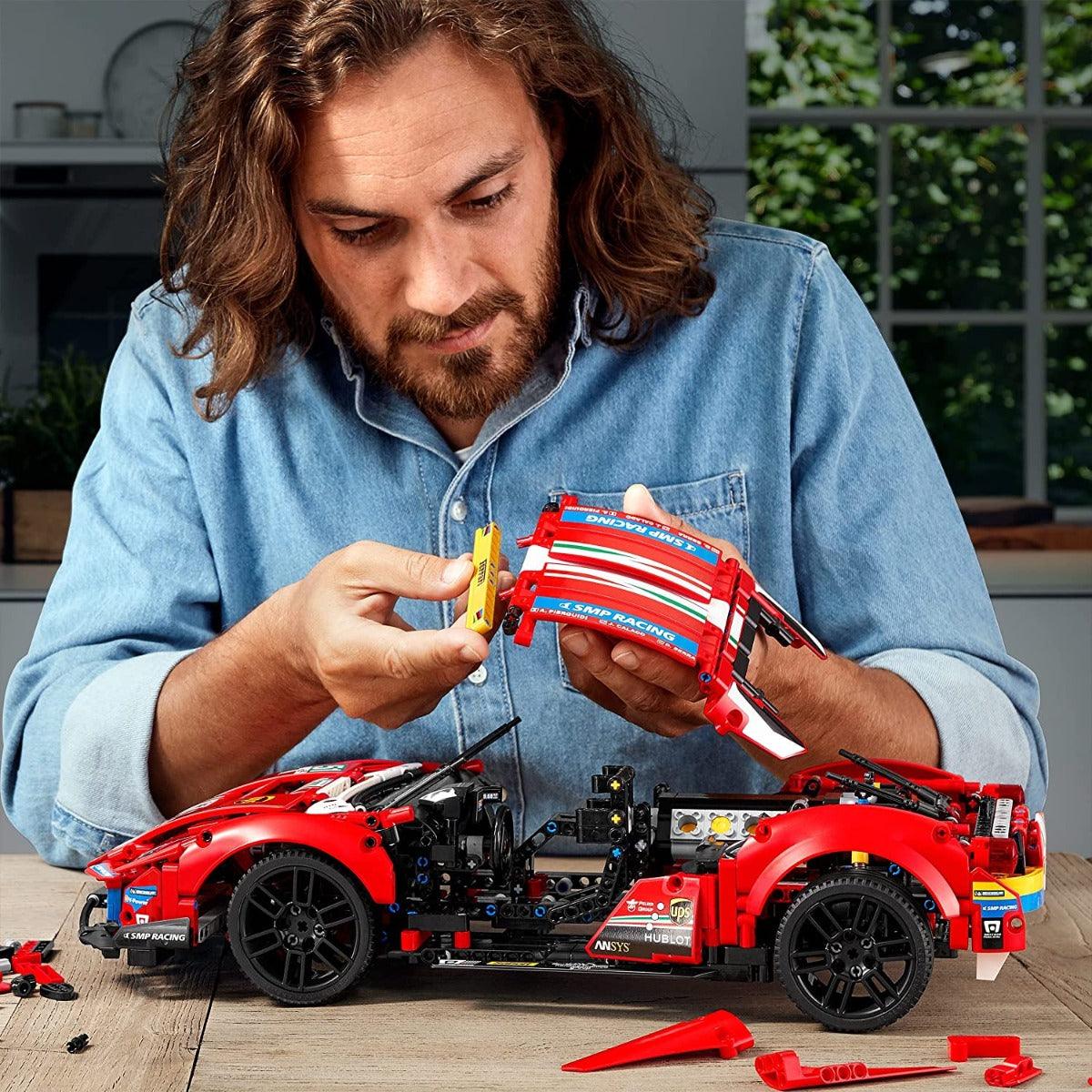 Lego Technic Ferrari 488 GTE AF Corse #51 Building Kit For Ages 16+