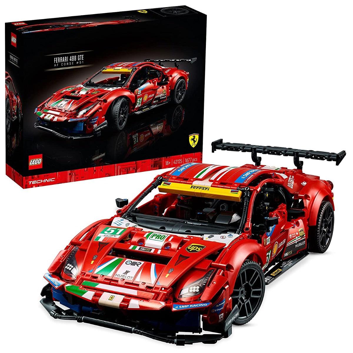 Lego Technic Ferrari 488 GTE AF Corse #51 Building Kit For Ages 16+