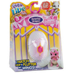 Little Live Pets S1 Dragon Single Pack - Purple/Pink