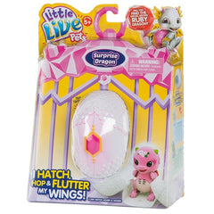 Little Live Pets S1 Dragon Single Pack - Purple/Pink