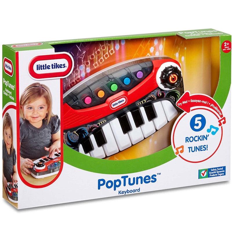 Little Tikes PopTunes Keyboard, Red/Blue/Grey, Toys for Kids, 1 Year & Above, Musical Instrument, Kids Learning Toys