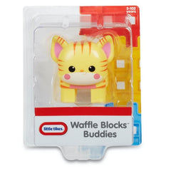 Little Tikes Waffle Blocks Figure Pack - Buddies for Kids 2+ & Above, Tiger