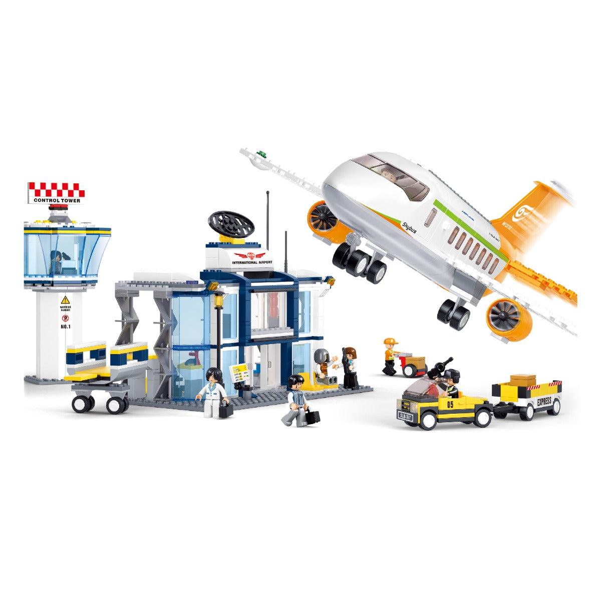 Sluban Aviation-International Airport Building Blocks For Ages 6+